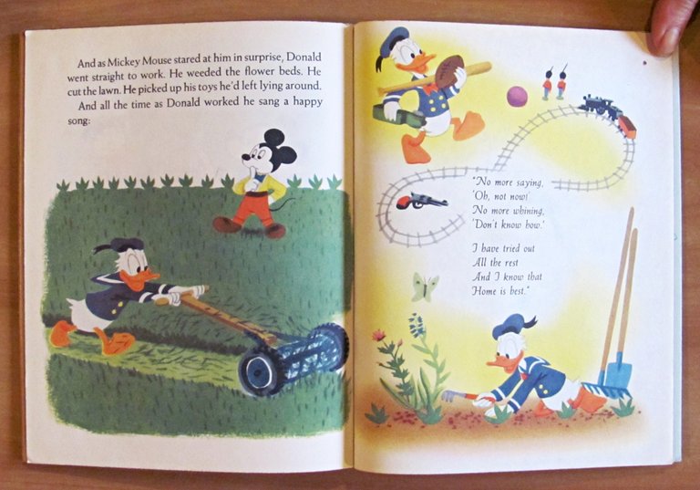 DONALD DUCK'S ADVENTURE - Collana Mickey Mouse Club Book, 1950