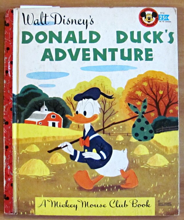 DONALD DUCK'S ADVENTURE - Collana Mickey Mouse Club Book, 1950