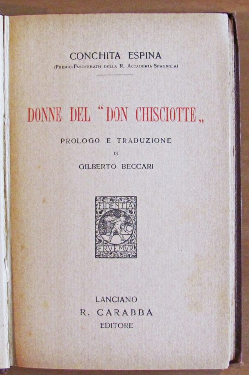 DONNE DEL DON CHISCIOTTE
