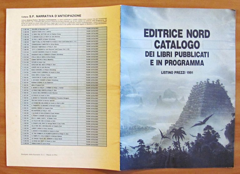 EDITRICE NORD - CATALOGO DEI LIBRI PUBBLICATI E IN PROGRAMMA …