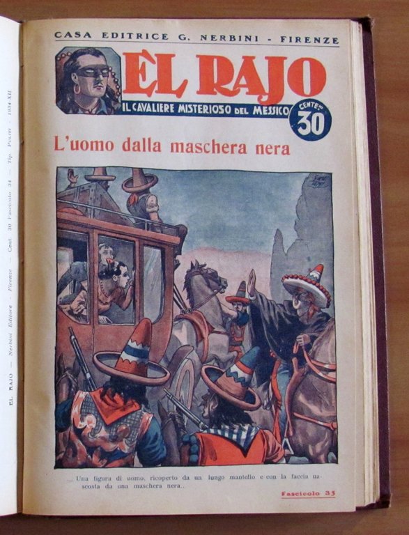 EL RAJO Il Cavaliere Misterioso del Messico - Raccolta Completa …
