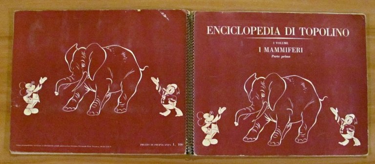 ENCICLOPEDIA DI TOPOLINO - Volume I - I MAMMIFERI Parte …