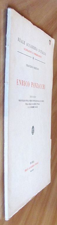 ENRICO PANZACCHI - Dedica Autografa