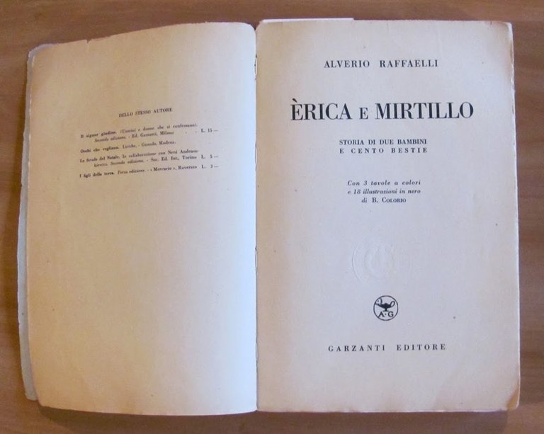 ERICA E MIRTILLO - Storia di due bambini e cento …