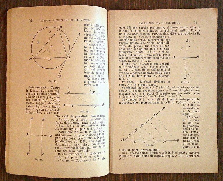 ESERCIZI E PROBLEMI DI GEOMETRIA - Biblioteca del Popolo, 1885