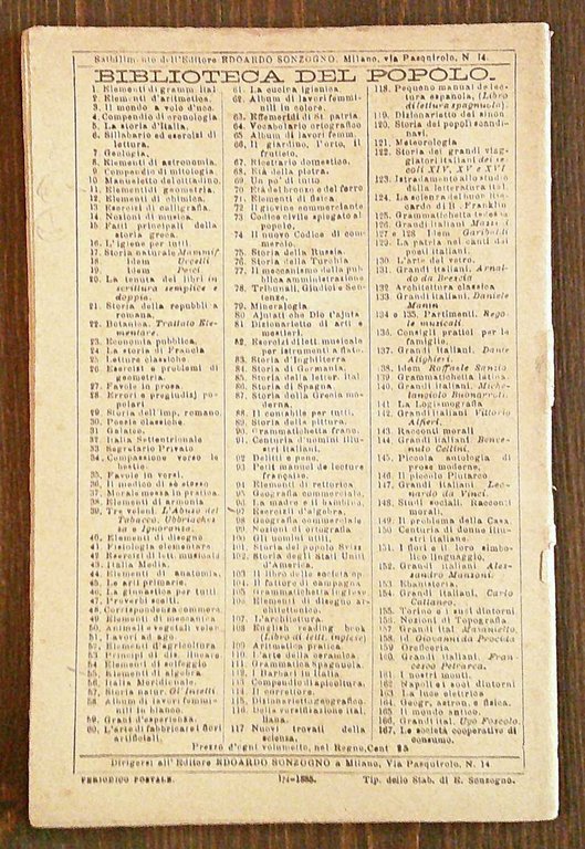 ESERCIZI E PROBLEMI DI GEOMETRIA - Biblioteca del Popolo, 1885