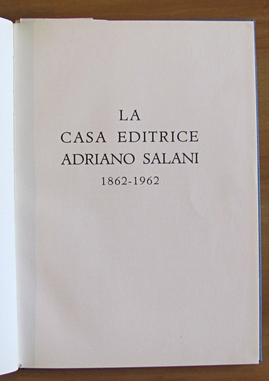 ETTORE SALANI E LA SUA OPERA + LA CASA EDITRICE …