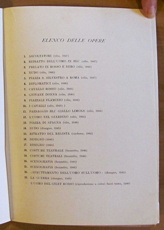 EUGENIUSZ MARKOWSKI - con Dedica Autografa di Prampolini, 1947