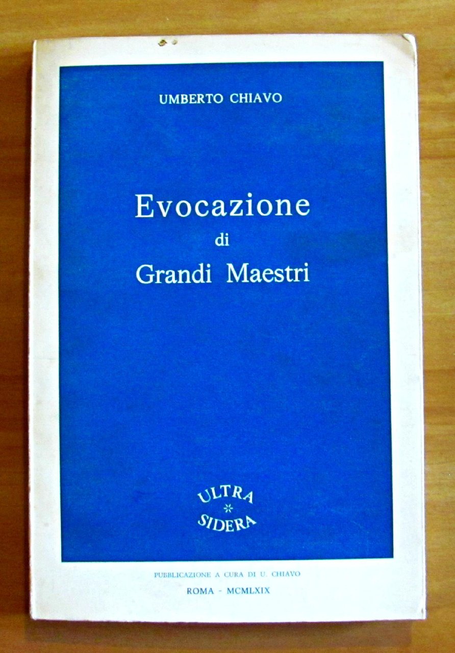 EVOCAZIONE DI GRANDI MAESTRI