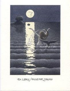 Ex Libris \Autore Sconosciuto (?)\" Per Giuseppe Zanasi"