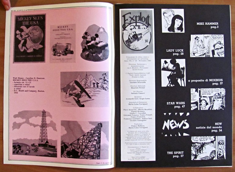 EXPLOIT COMICS - Anno VII .30, Nov. 1983 - MOEBIUS, …