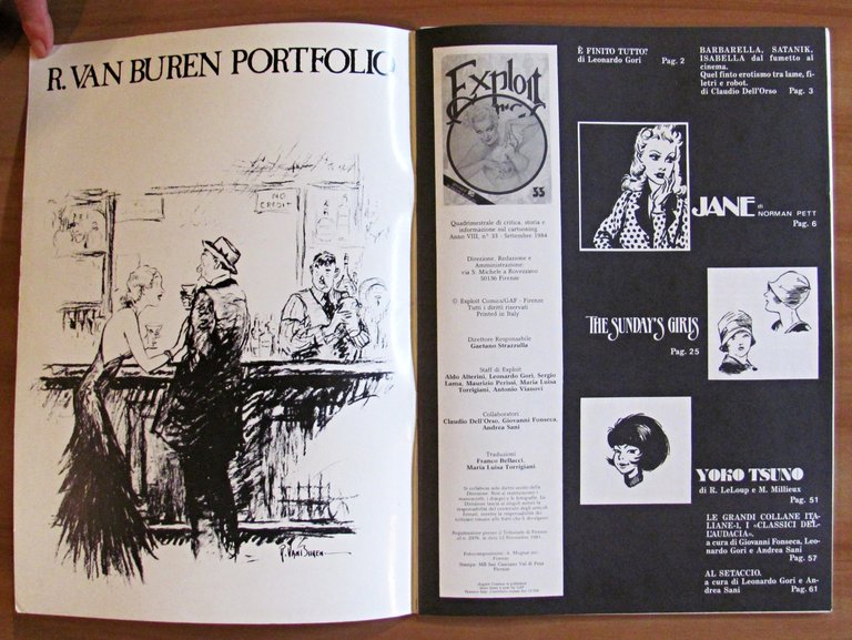 EXPLOIT COMICS - Anno VIII N.33 Sett. 1984 - JANE, …