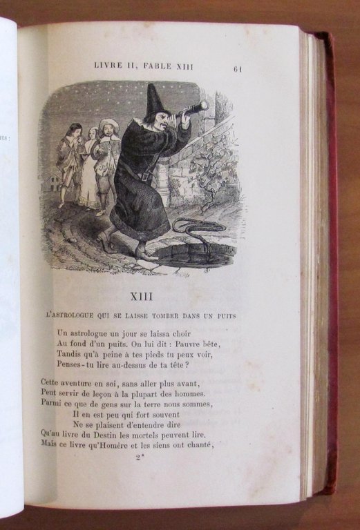 FABLES DE LA FONTAINE, 1887 con 240 ill. di GRANDVILLE