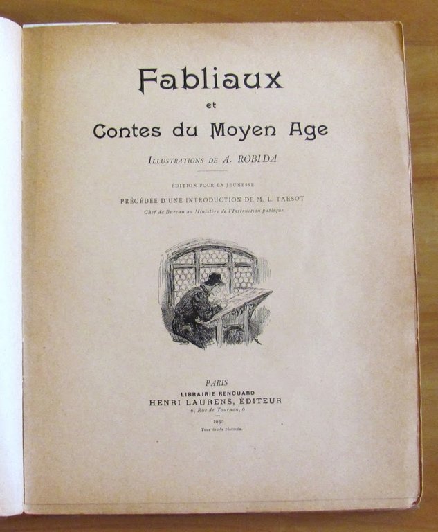 FABLIAUX &amp; CONTES DU MOYEN AGE, 1930 - ill. A. …