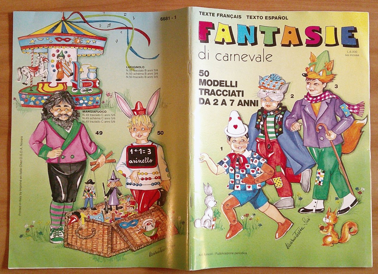 FANTASIE DI CARNEVALE - 50 Modelli tracciati da 2 a …