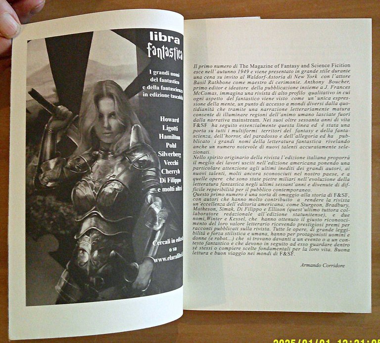 FANTASY &amp; SCIENCE FICTION - Anno i NUMERO 1, I …
