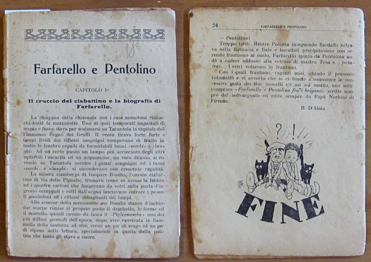 FARFARELLO E PENTOLINO, anni '20 - ill. TOPPI | Immagine principale