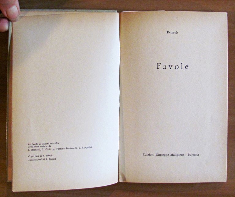 FAVOLE - Coll. Lo Scaffale delle Favole, 1961 - ill. …