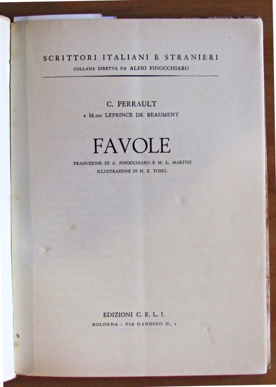 FAVOLE - Collana Scrittori Italiani e Stranieri