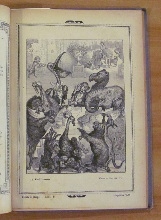 FAVOLE DI ESOPO - 1887 con 160 ill. di GRISET | Immagine Gallery 8