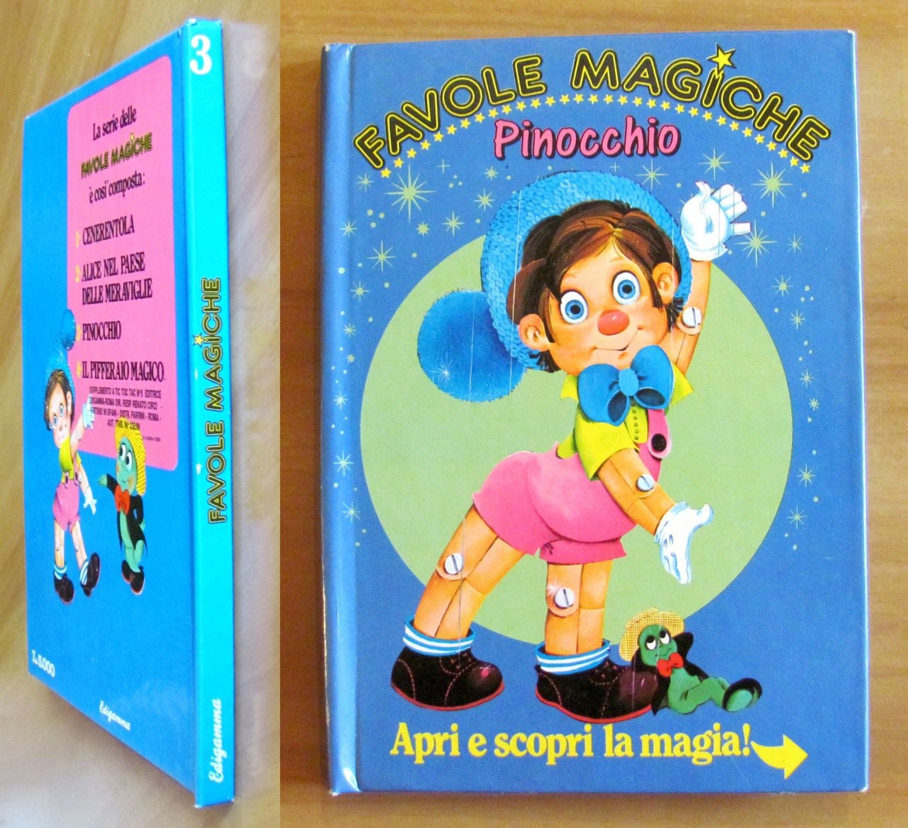FAVOLE MAGICHE - PINOCCHIO, 1989 con 4 Pop-Up | Immagine principale