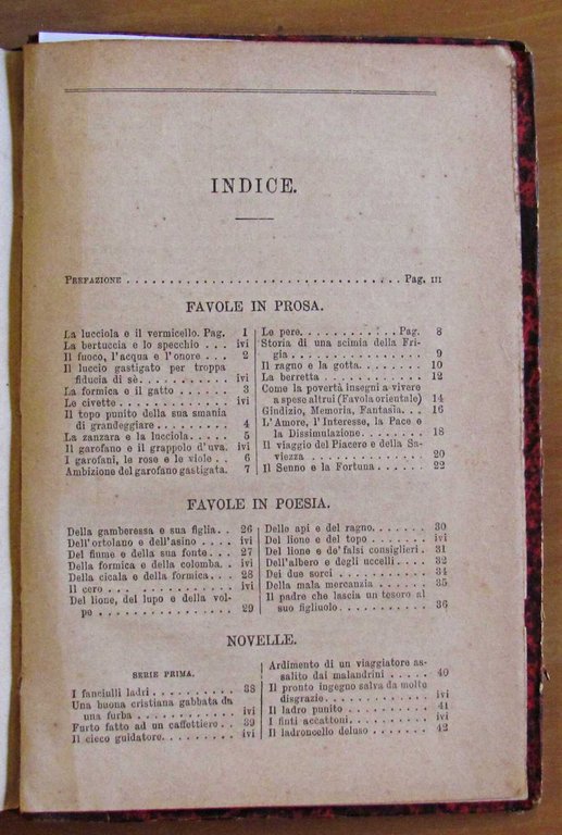 FAVOLE, NOVELLE E LETTERE, 1879 | Immagine Gallery 3