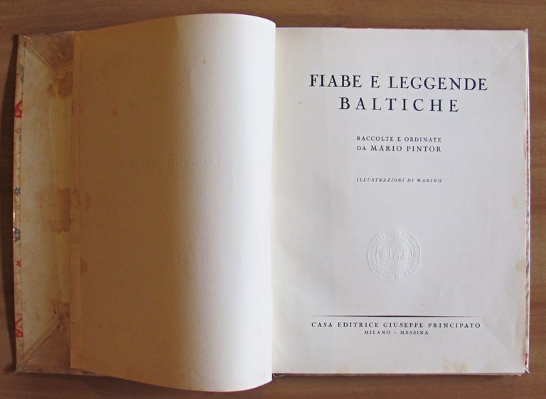 FIABE E LEGGENDE BALTICHE, I ed. 1949 - ill. MARINO