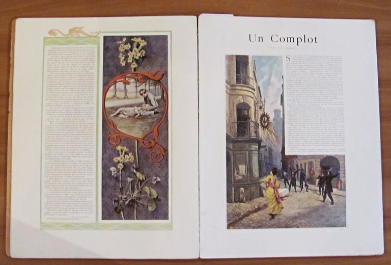 FIGARO ILLUSTRE', 1895 con Pentagrammi, Pubblicità d'epoca e Illustrazioni