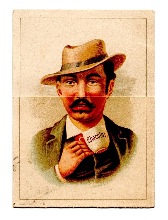 FIGURINA ANIMATA - CACAO VAN HOUTEN primi '900 - UOMO …