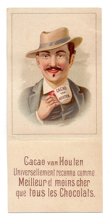 FIGURINA ANIMATA - CACAO VAN HOUTEN primi '900 - UOMO …