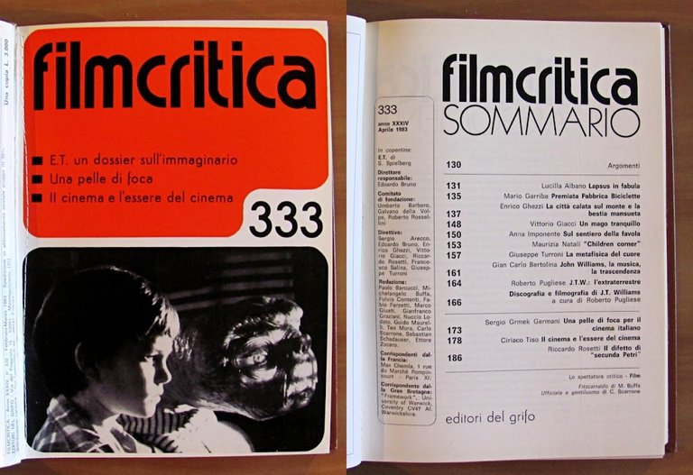 FILMCRITICA - ANNATA COMPLETA 1983