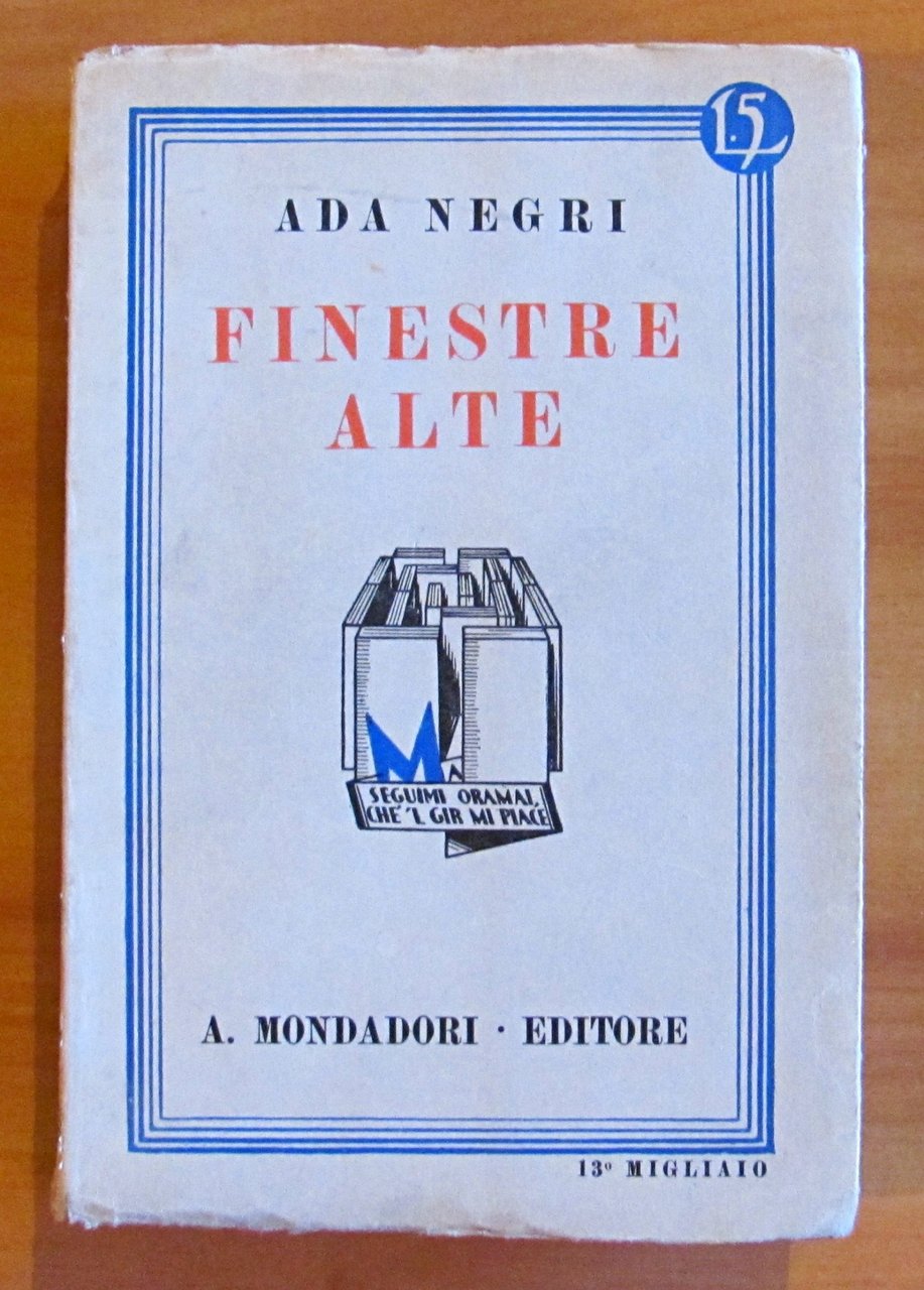 FINESTRE ALTE - Collana I Libri Azzurri N.49