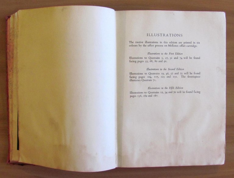 Fitzgerald - RUBAIYAT of OMAR KHAYYAM - Ed. Collins, 1947 …