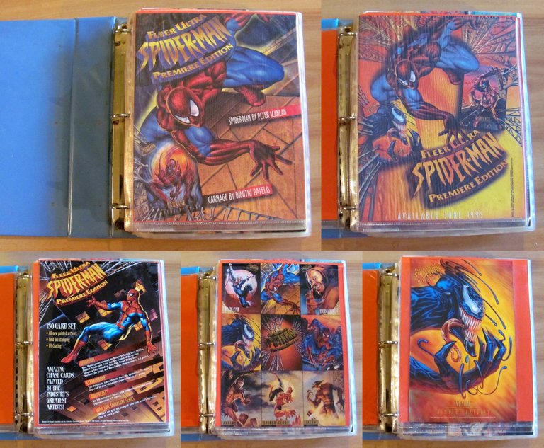 FLEER ULTRA SPIDER-MAN Premiere Edition 1995 - 5 Poster e …