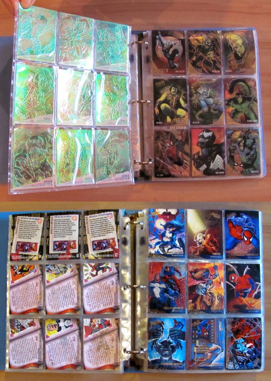 FLEER ULTRA SPIDER-MAN Premiere Edition 1995 - 5 Poster e …