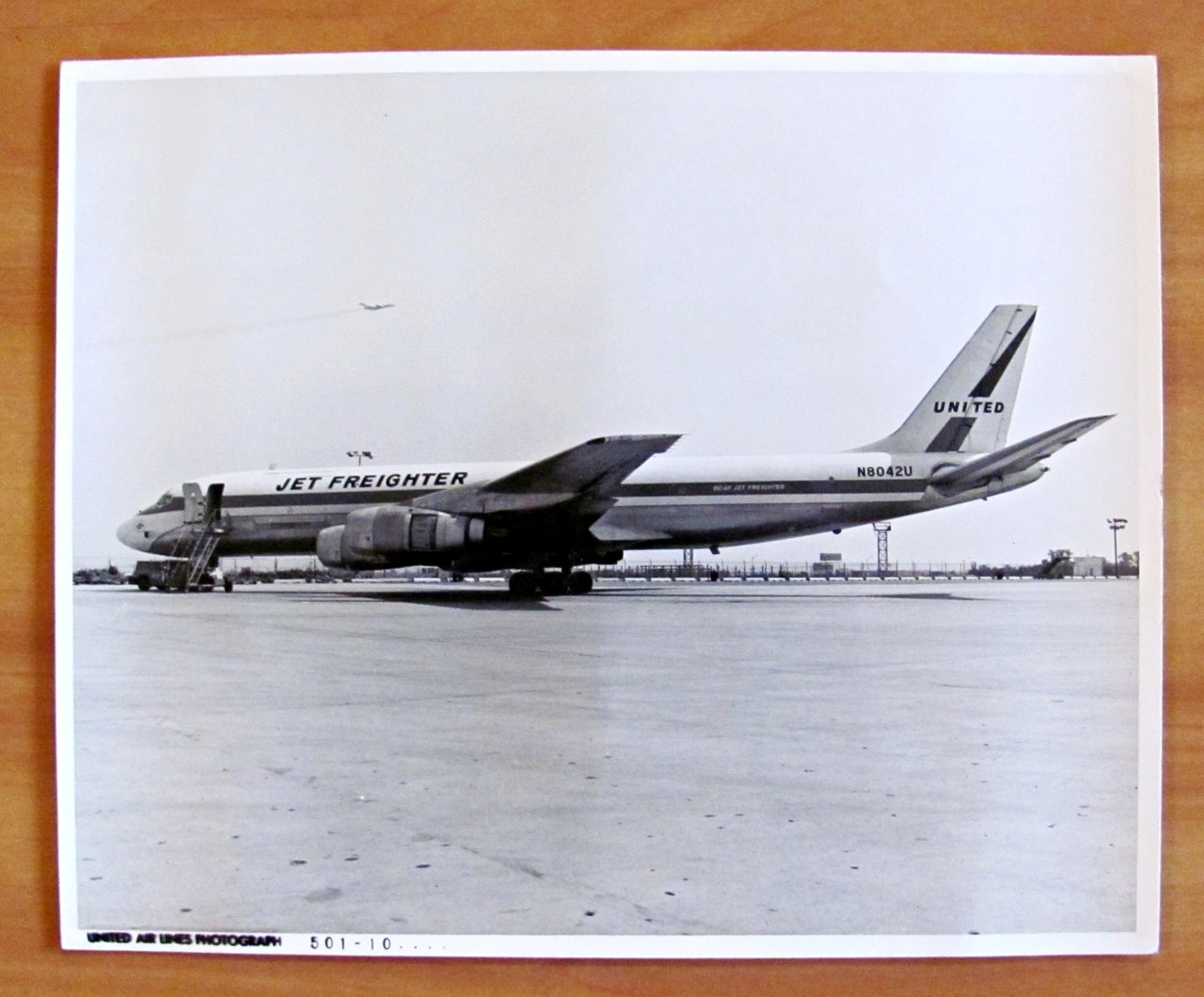 FOTO Archivio AEREO DC-8 UNITED AIR LINES - JET FREIGHTER …