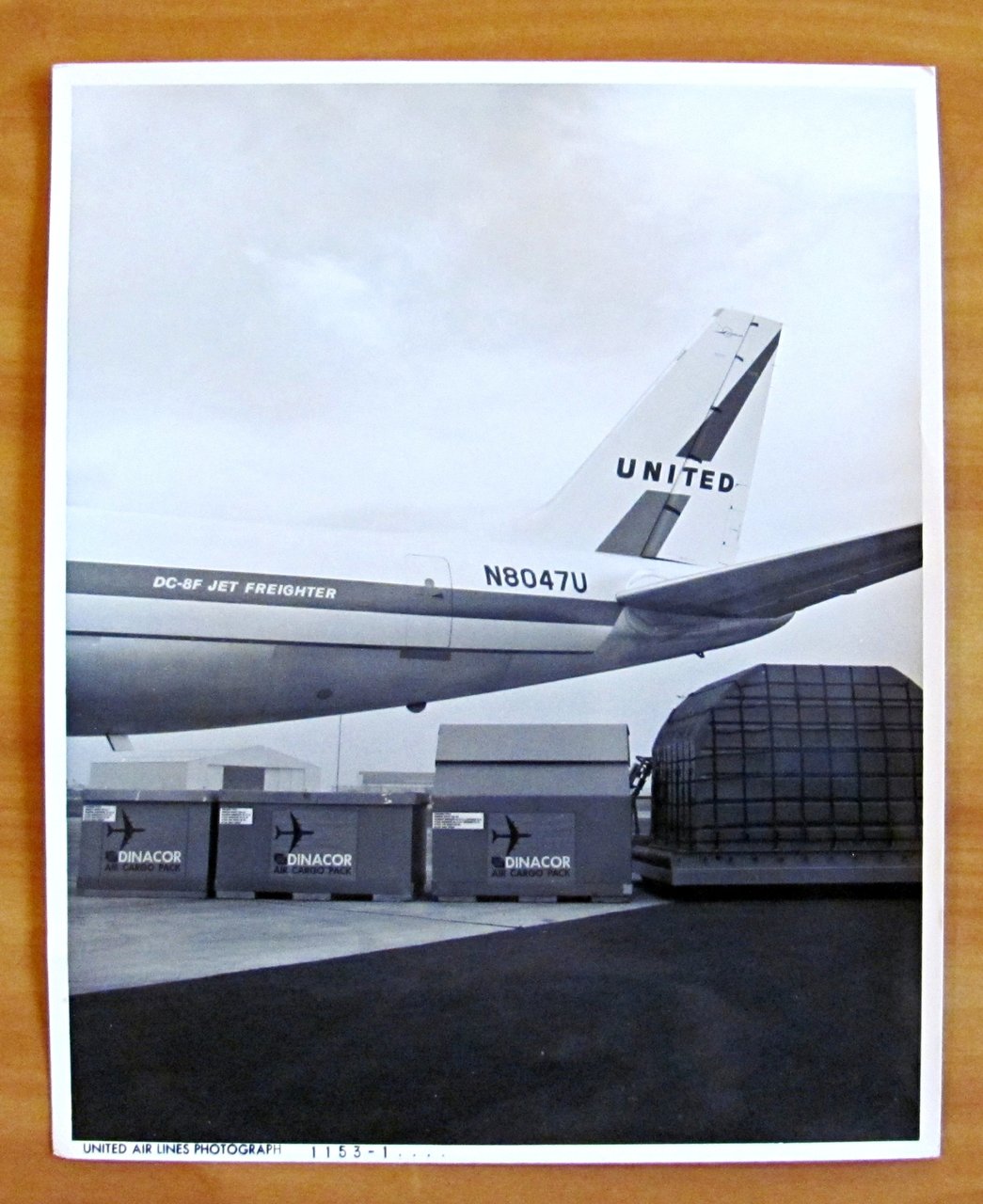 FOTO Archivio AEREO DC-8F JET FREIGHTER UNITED AIR LINES