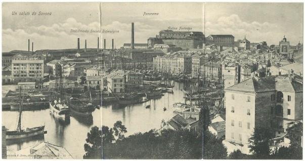 Foto Cartolina Savona. Panorama