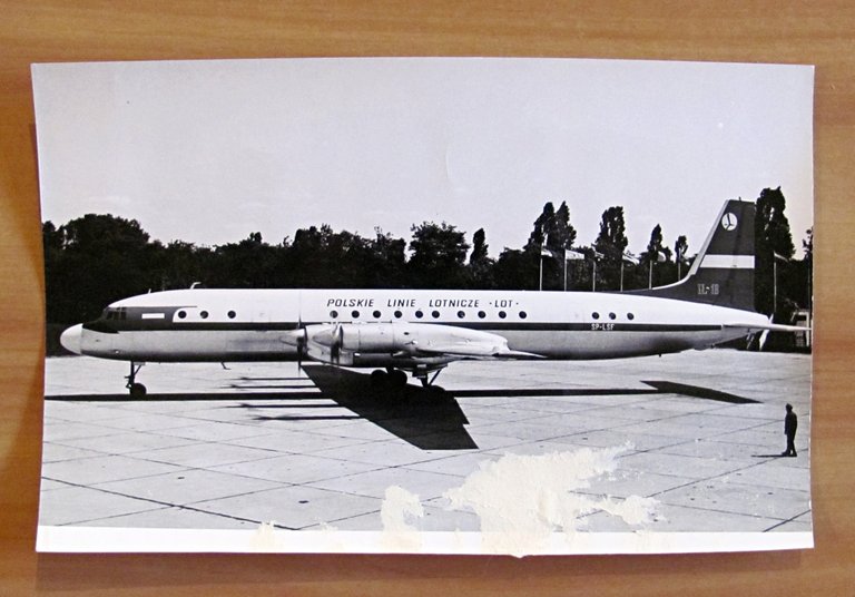 FOTO originale AEREO Compagnia di Bandiera Polacca LOT - Anni …