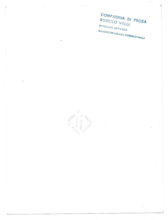 FOTO TEATRO - Compagnia di Prosa ROMOLO VALLI con GIORGIO …