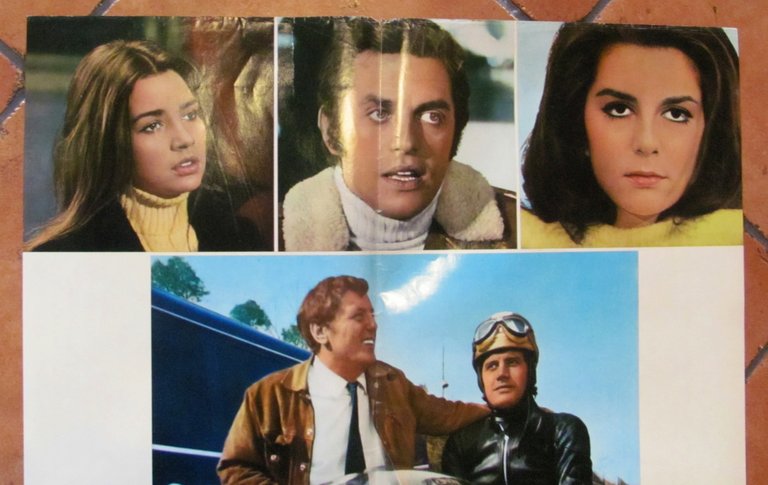 Fotobusta BOLIDI SULL'ASFALTO A TUTTA BIRRA, 1970 con AGOSTINI (Campione …
