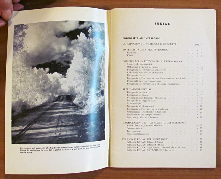 FOTOGRAFIA all'INFRAROSSO, all'ULTRAVIOLETTO e della FLUORESCENZA, 1970