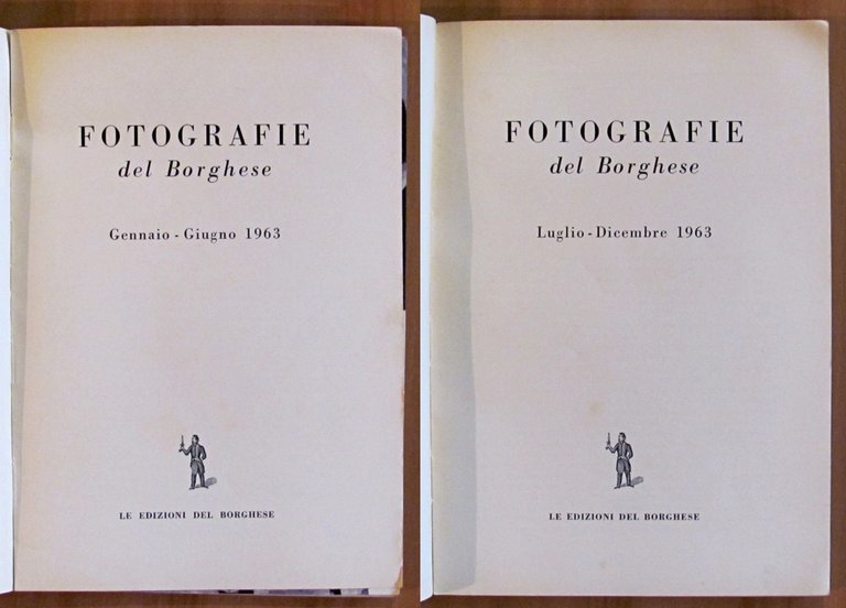 FOTOGRAFIE DEL BORGHESE - Annata Completa in 2 Vol. in …