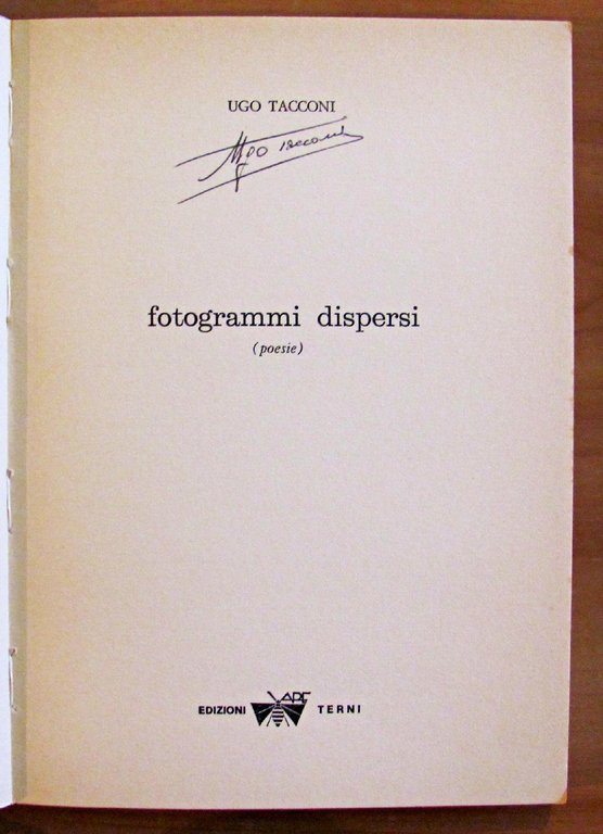 FOTOGRAMMI DISPERSI - Poesie - Collezione L'Arnia