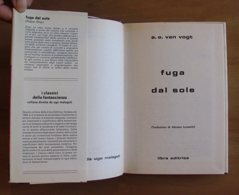 FUGA DAL SOLE - Collana Classici Libra N.68, I ed. … | Immagine Gallery 2