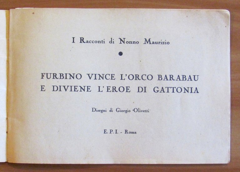 FURBINO CONTRO L'ORCO BARABAU - Furbino vince l'Orco Barabau e …