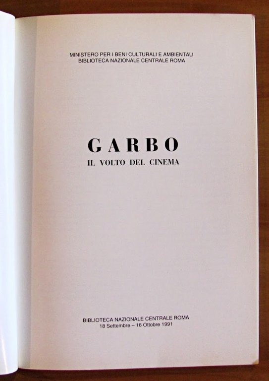 GARBO, IL VOLTO DEL CINEMA