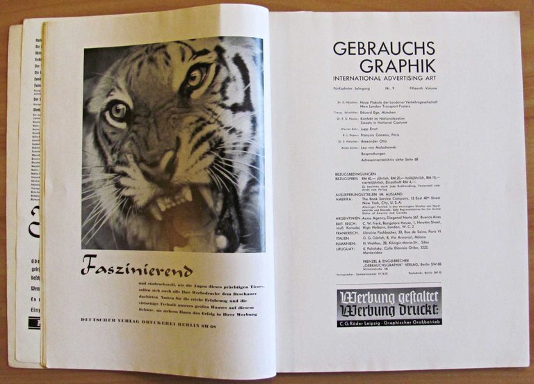 GEBRAUCHSGRAPHIK International Advertising Art N.9, September 1938 | Immagine Gallery 2