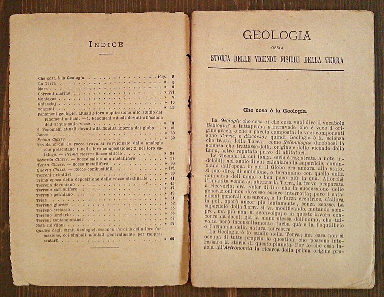 GEOLOGIA ossia Storia delle vicende fisiche della Terra - Biblioteca …