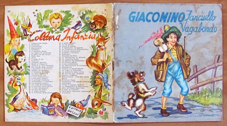 GIACOMINO, FANCIULLO VAGABONDO - Collana Infanzia N.63 - ill. GIZETA